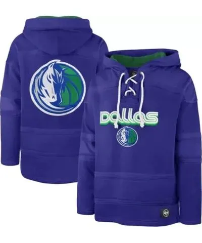 '47 Men's NBA Dallas Mavericks 2022/23 Pregame MVP Lacer Pullover Hoodie