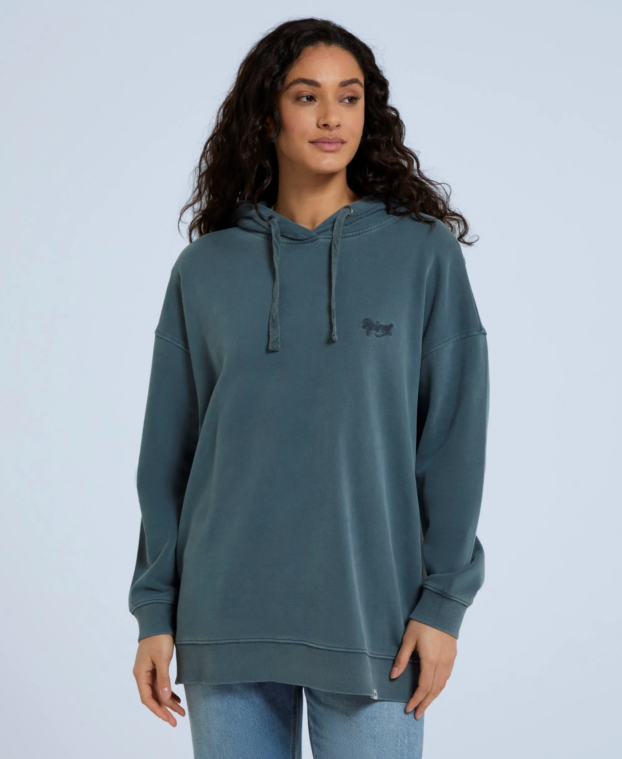 Amber Womens Relaxed Hoodie - Petrol