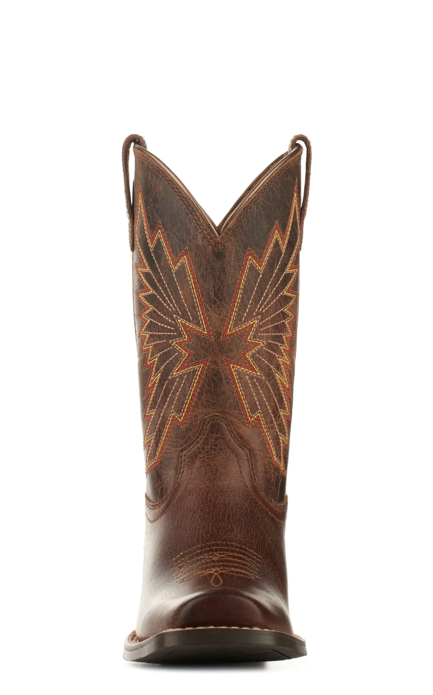 Ariat Youth Decatur Honey Bee Brown Punchy Square Toe Cowboy Boots