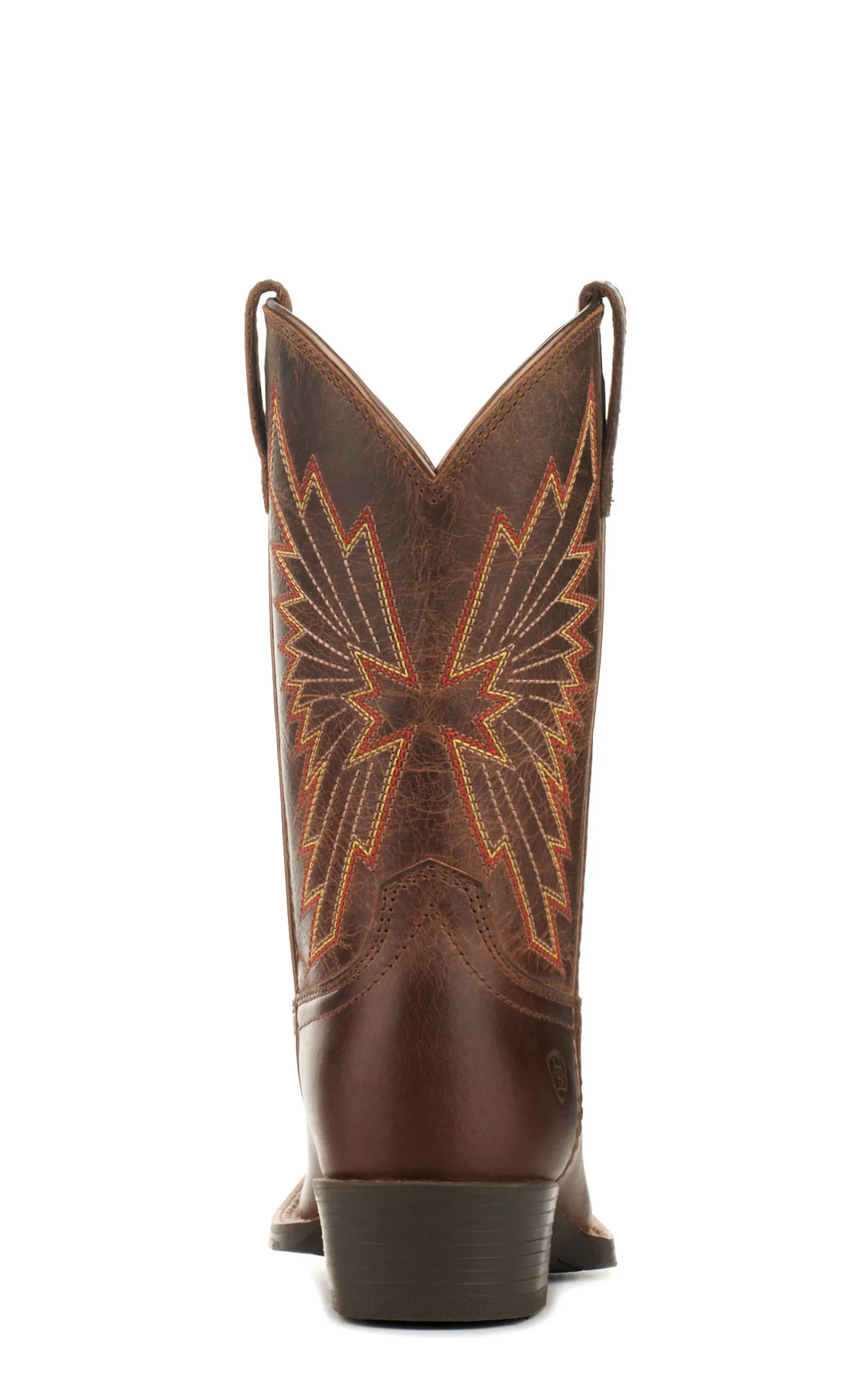 Ariat Youth Decatur Honey Bee Brown Punchy Square Toe Cowboy Boots