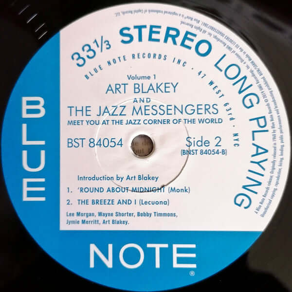 Art Blakey & The Jazz Messengers ~ Meet You At The Jazz Corner Of The World (Volume 1)