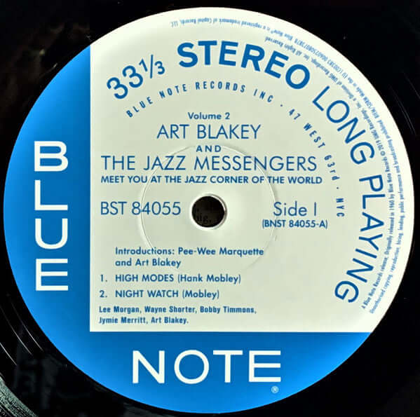 Art Blakey & The Jazz Messengers ~ Meet You At The Jazz Corner Of The World (Volume 2)