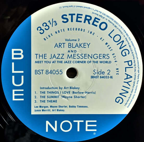 Art Blakey & The Jazz Messengers ~ Meet You At The Jazz Corner Of The World (Volume 2)