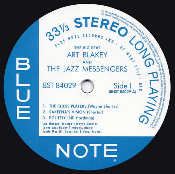 Art Blakey & The Jazz Messengers ~ The Big Beat