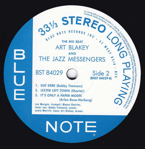 Art Blakey & The Jazz Messengers ~ The Big Beat