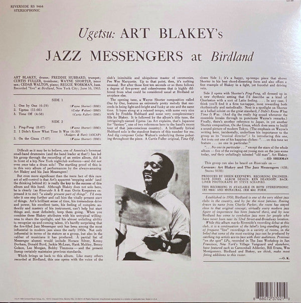 Art Blakey's Jazz Messengers ~ Ugetsu