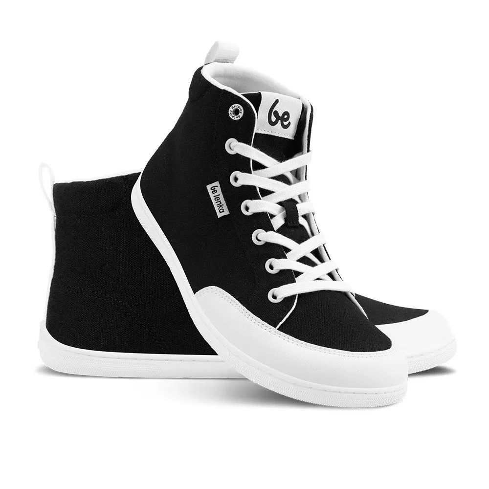 Be Lenka Rebound High-Top Canvas Sneaker - Black & White 44 - Like New