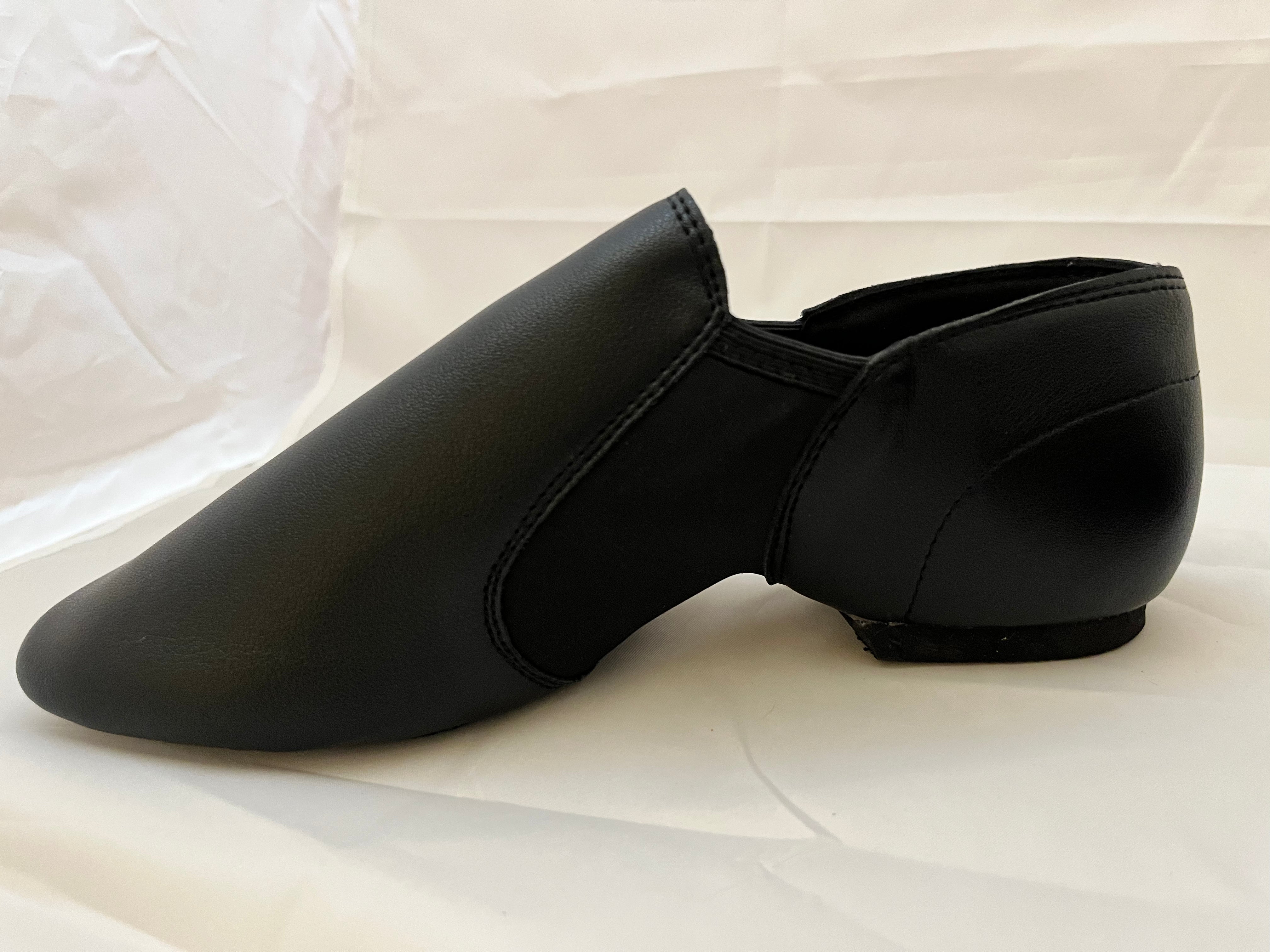 Black Jazz Shoes Leather