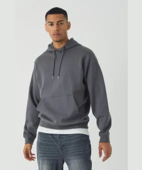 boohoo Mens Heavyweight Super Clean Interlock Hoodie