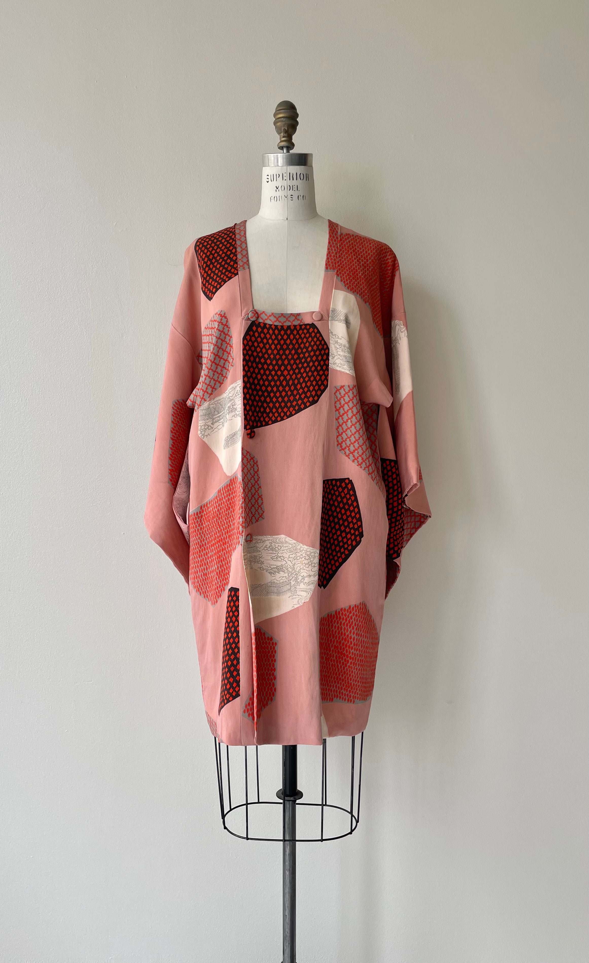 Boulder Rose Silk Haori