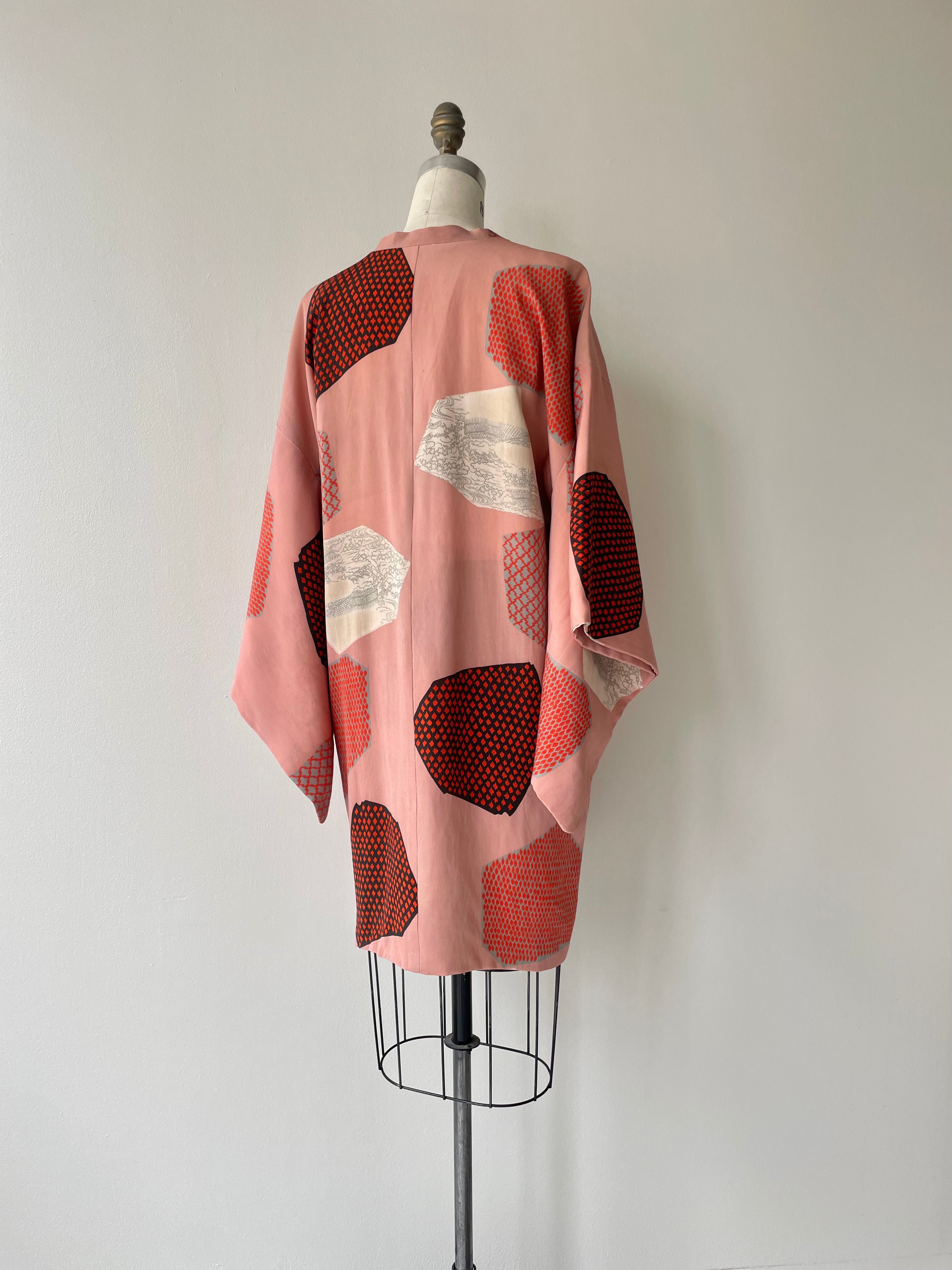 Boulder Rose Silk Haori