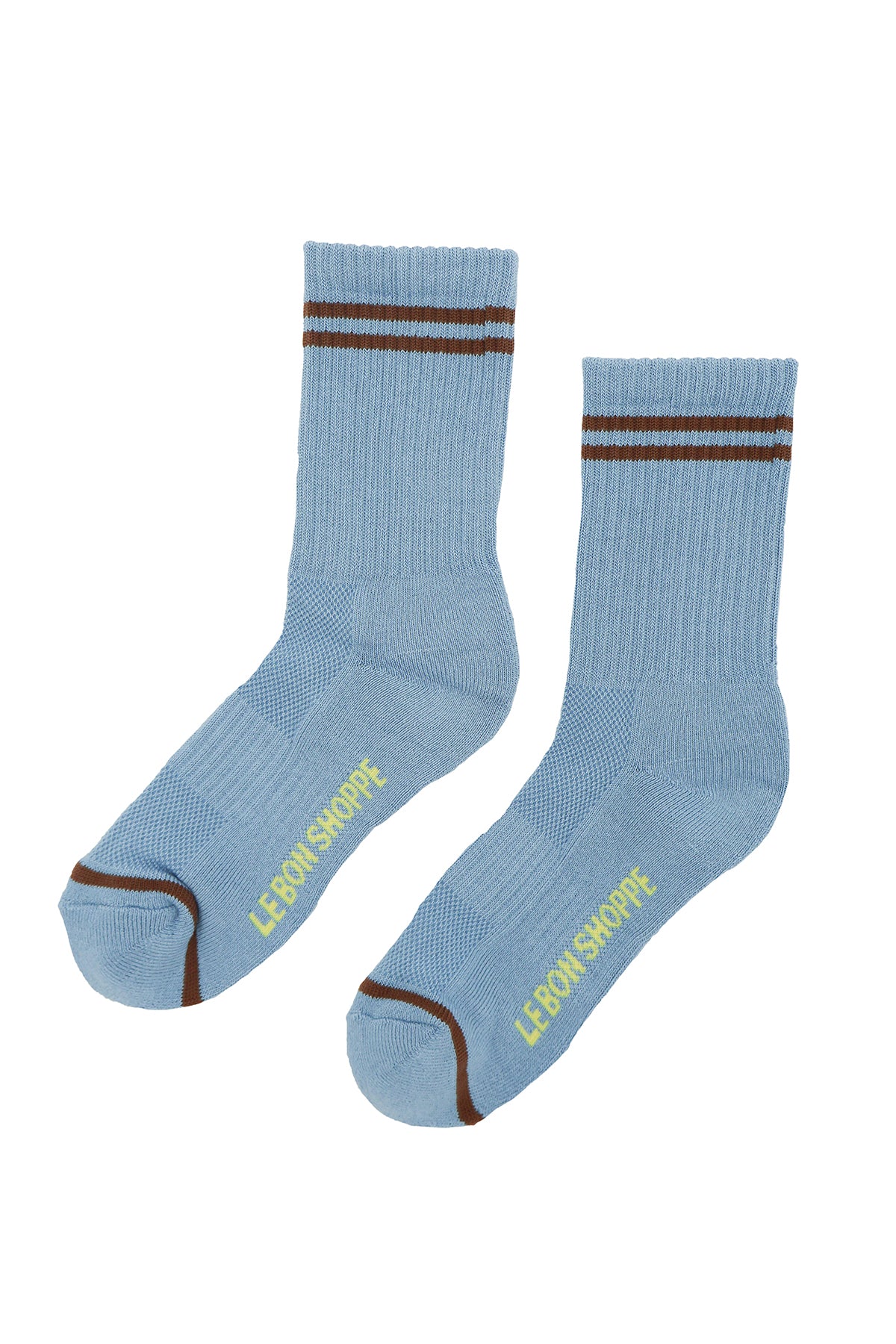 Boyfriend Socks in Powder Blue