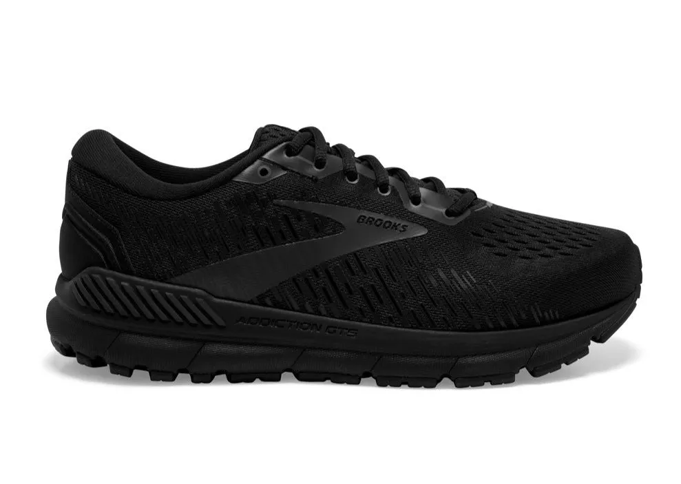 Brooks Addiction GTS 15 - Support (2E Width) - Black/Black (Mens)