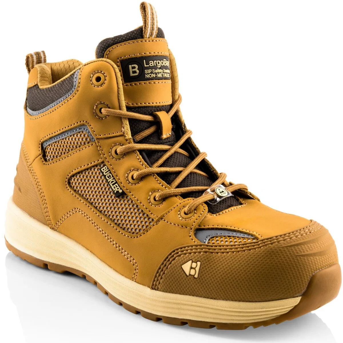 Buckbootz Baz Tradez Leather/KUP Safety Boot S1 P HRO SRC