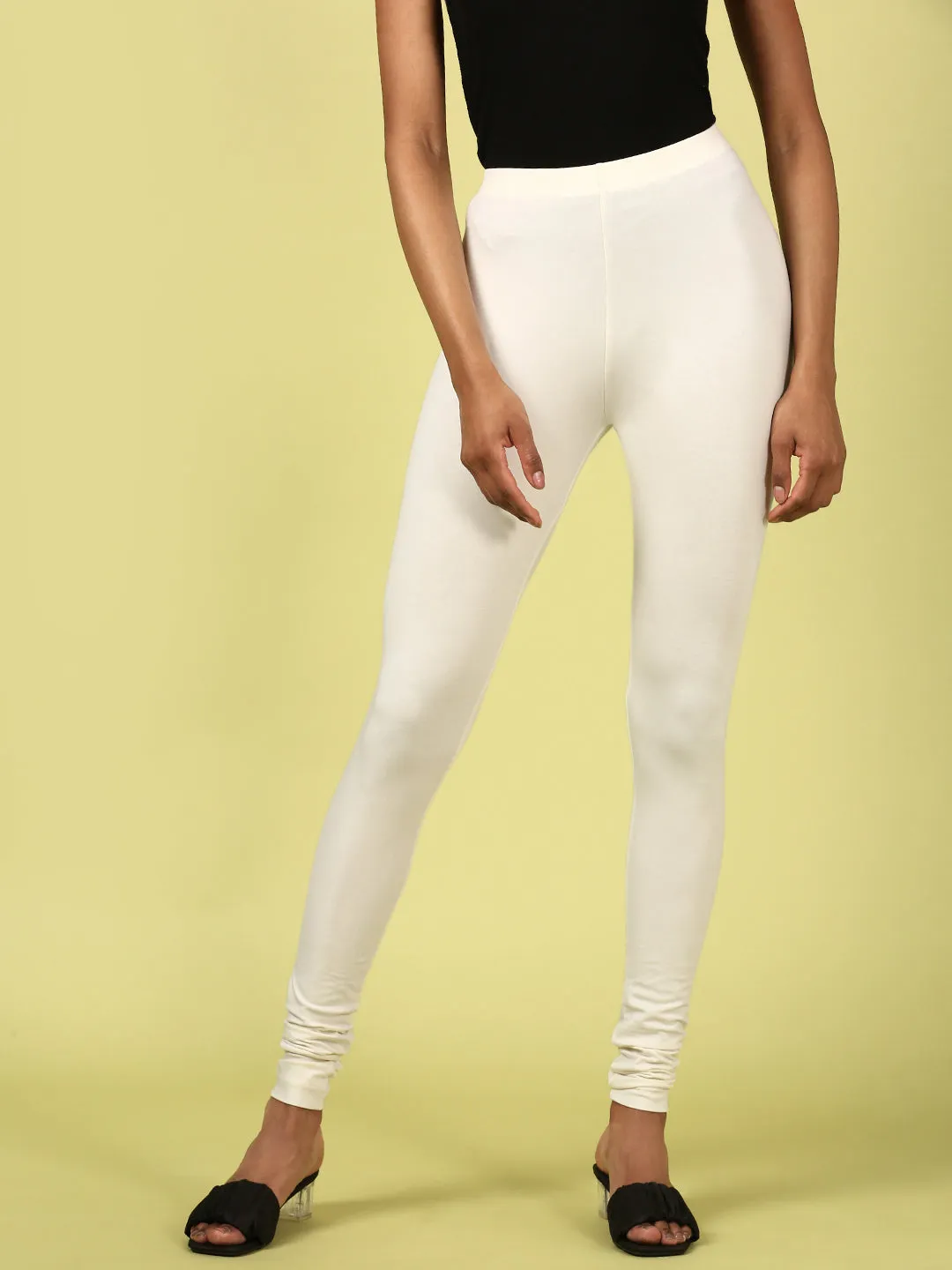 Churidar Leggings-Offwhite