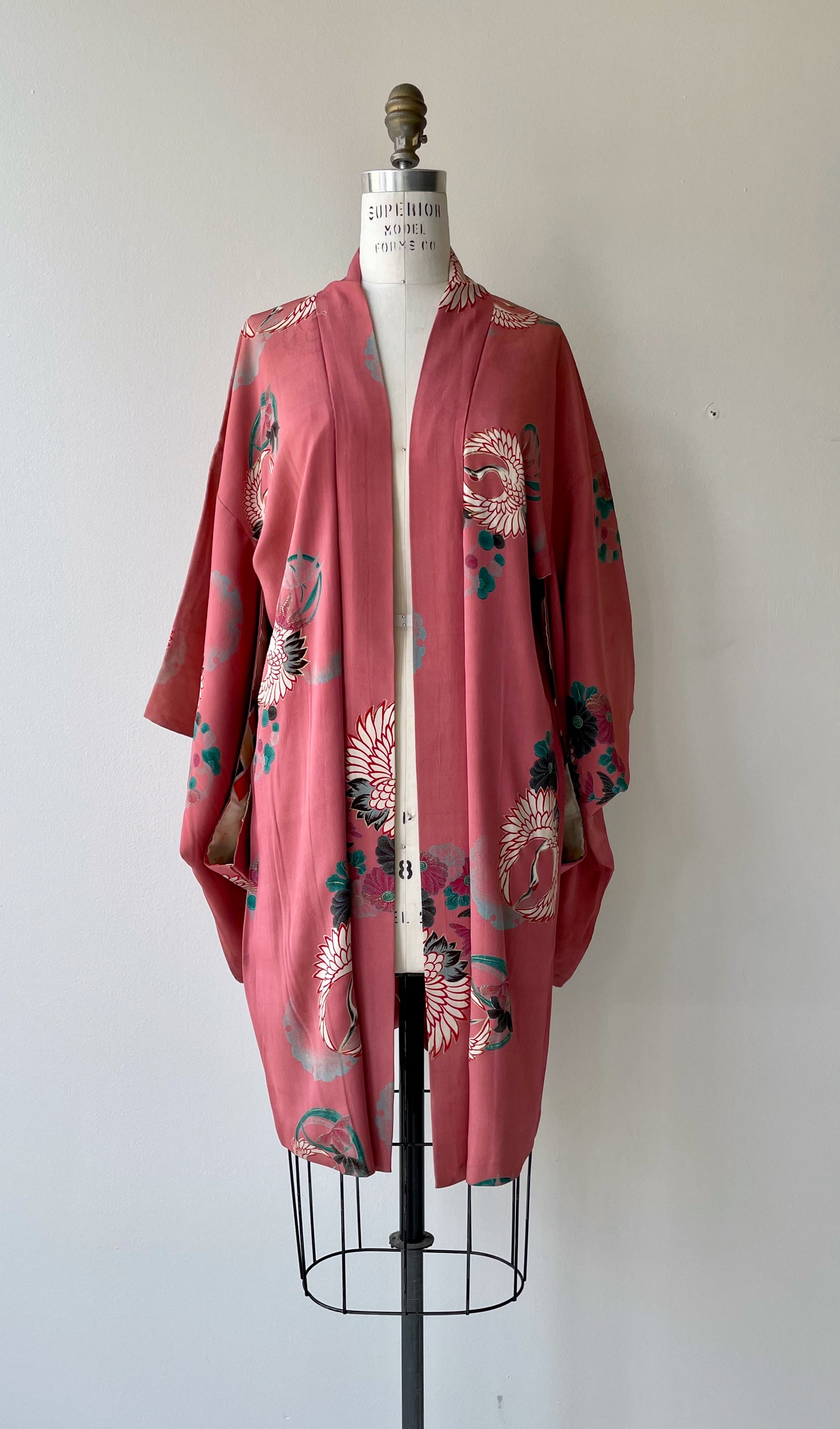 Cranes in Flight Antique Haori