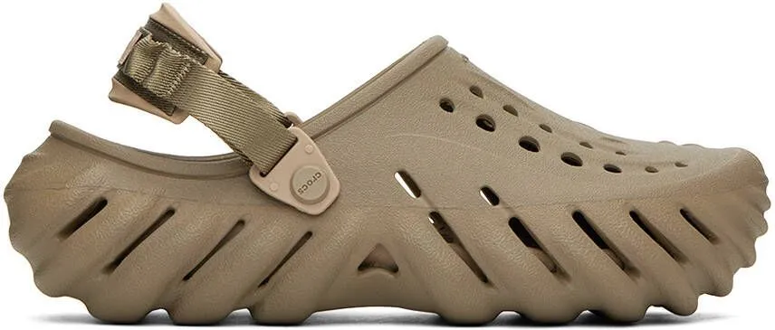 Crocs Khaki Echo Clogs