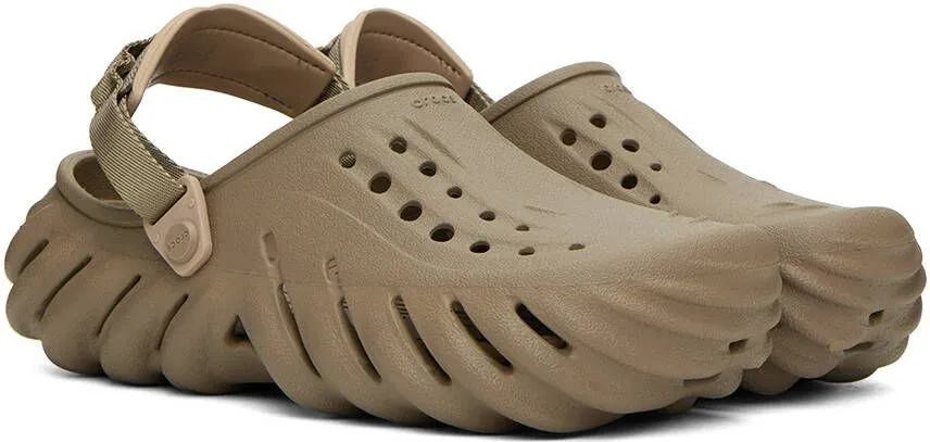 Crocs Khaki Echo Clogs