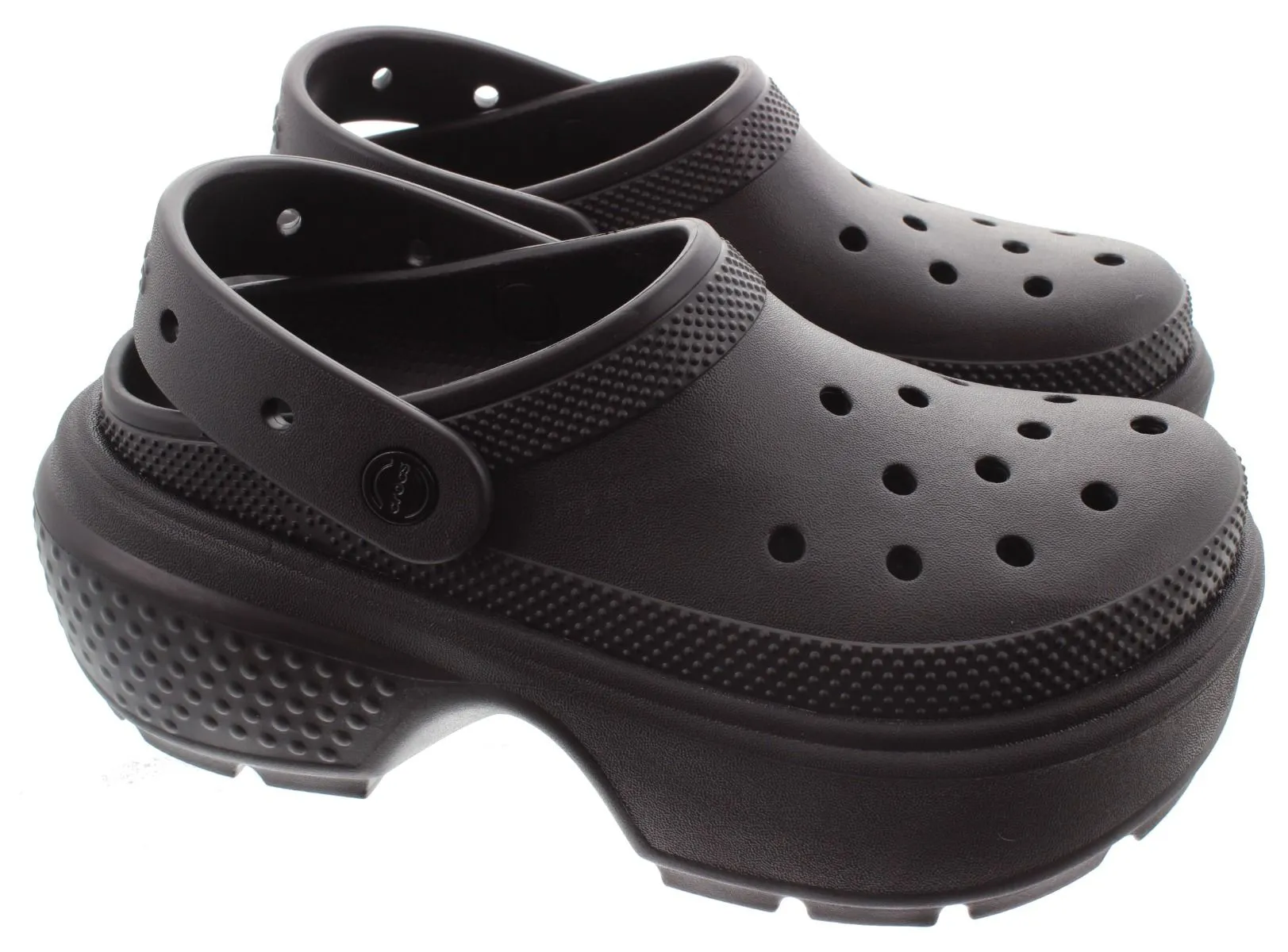 CROCS Ladies Stomp Clogs In Black