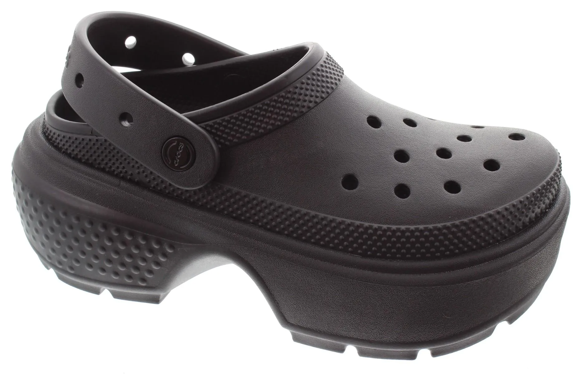 CROCS Ladies Stomp Clogs In Black