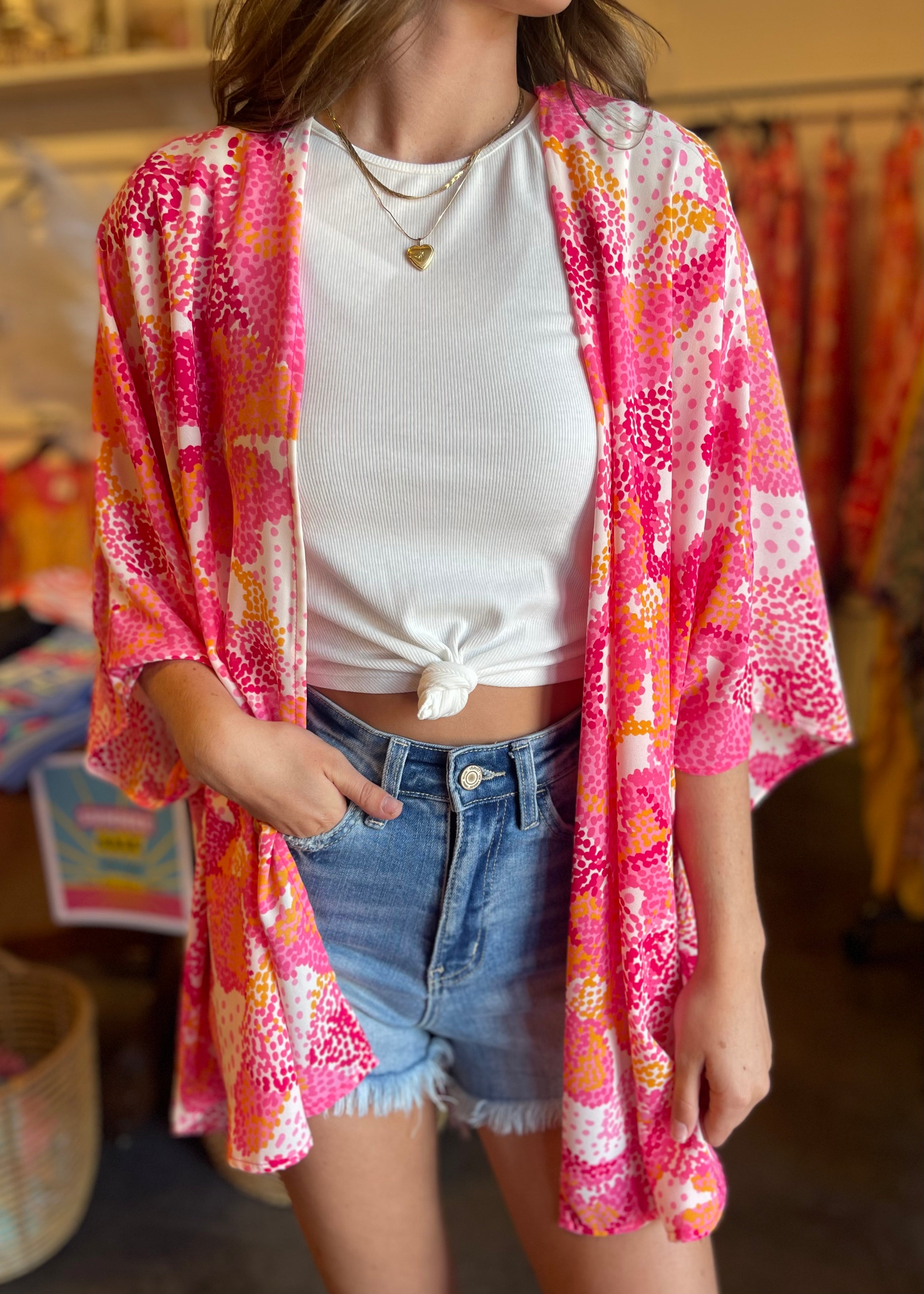 Dolman Sleeve Katy Kimono | Starburst