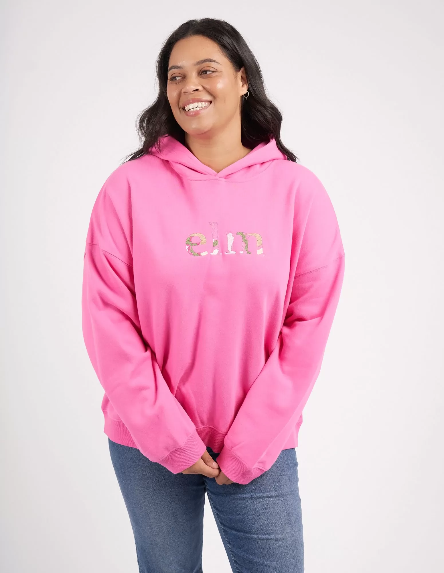 Elm Staple Hoody - Shocking Pink