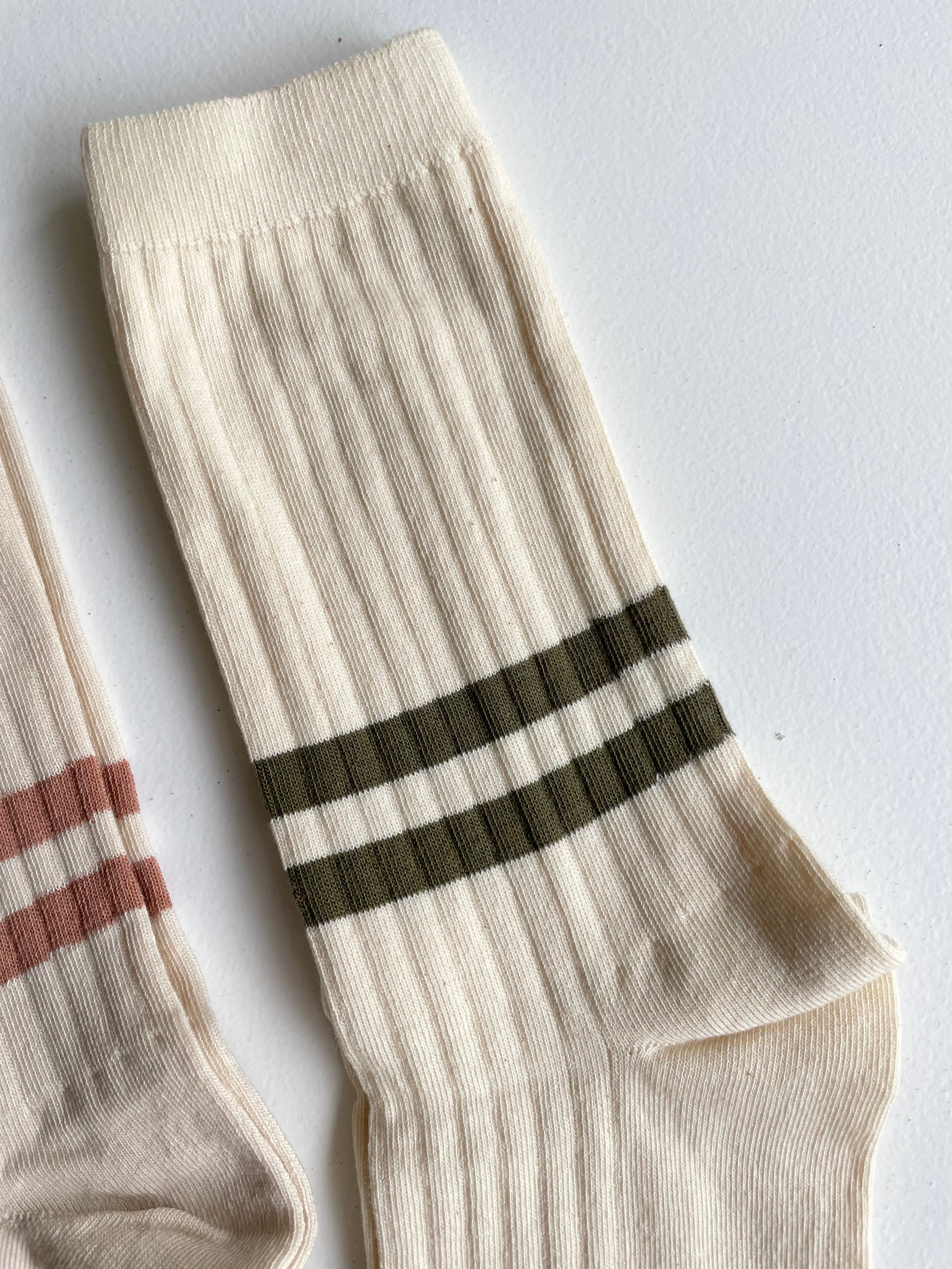 Escuyer Striped Cotton Socks