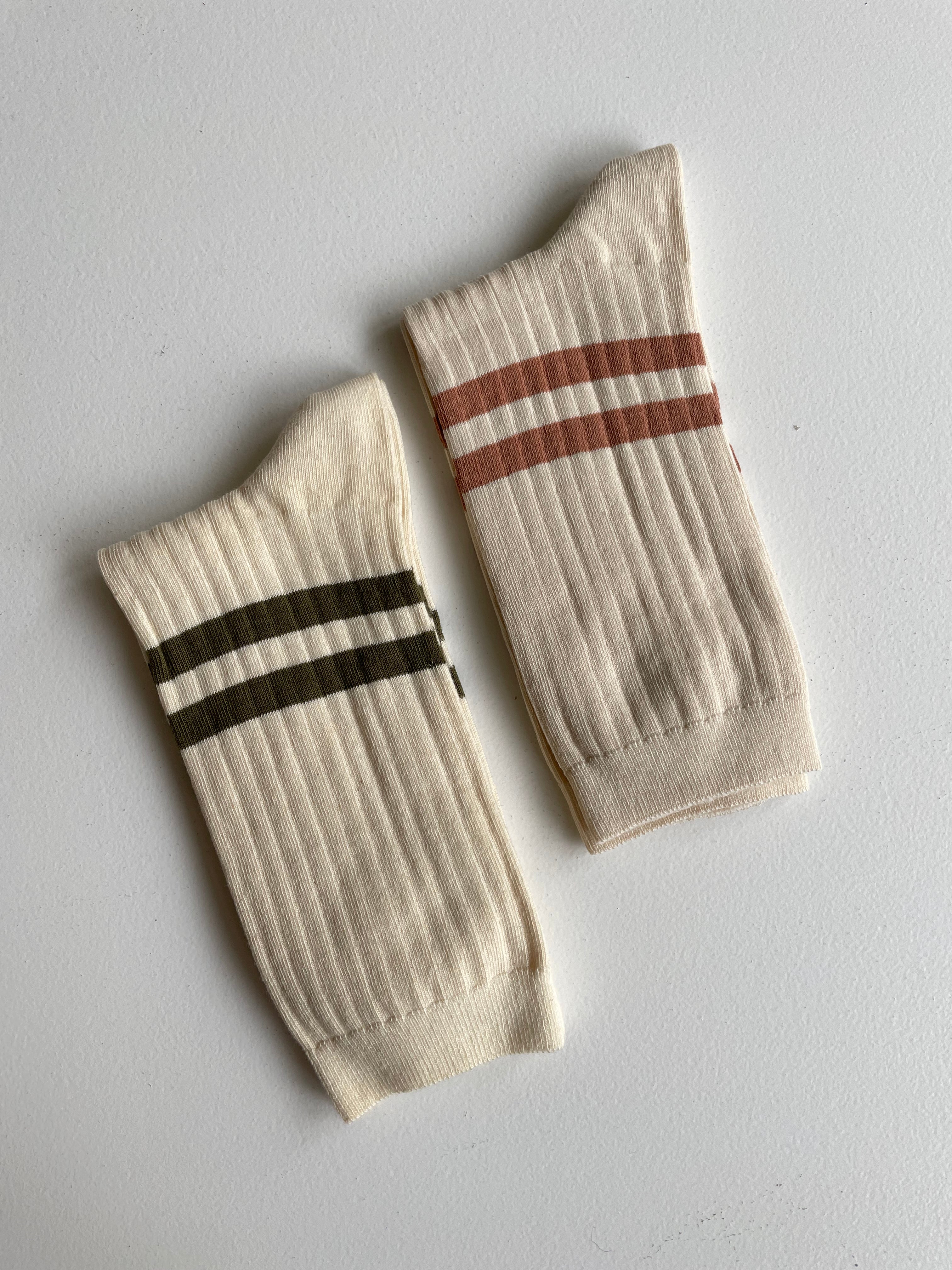 Escuyer Striped Cotton Socks