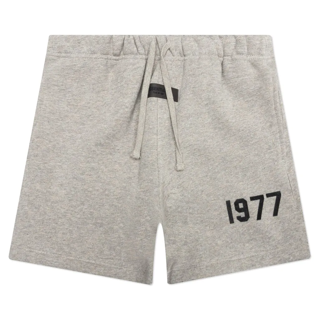 Essentials Kid's Shorts - Dark Oatmeal