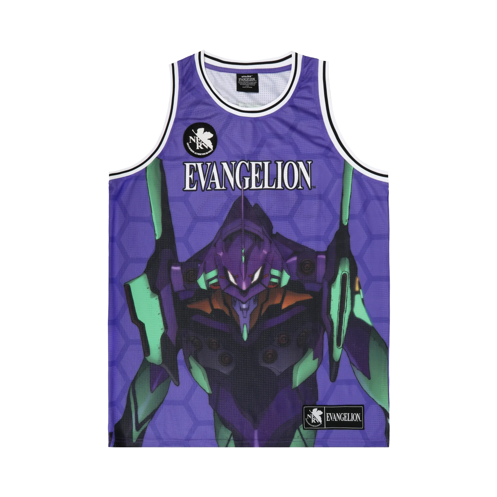 Eva Unit-01 Basketball Purple Jersey