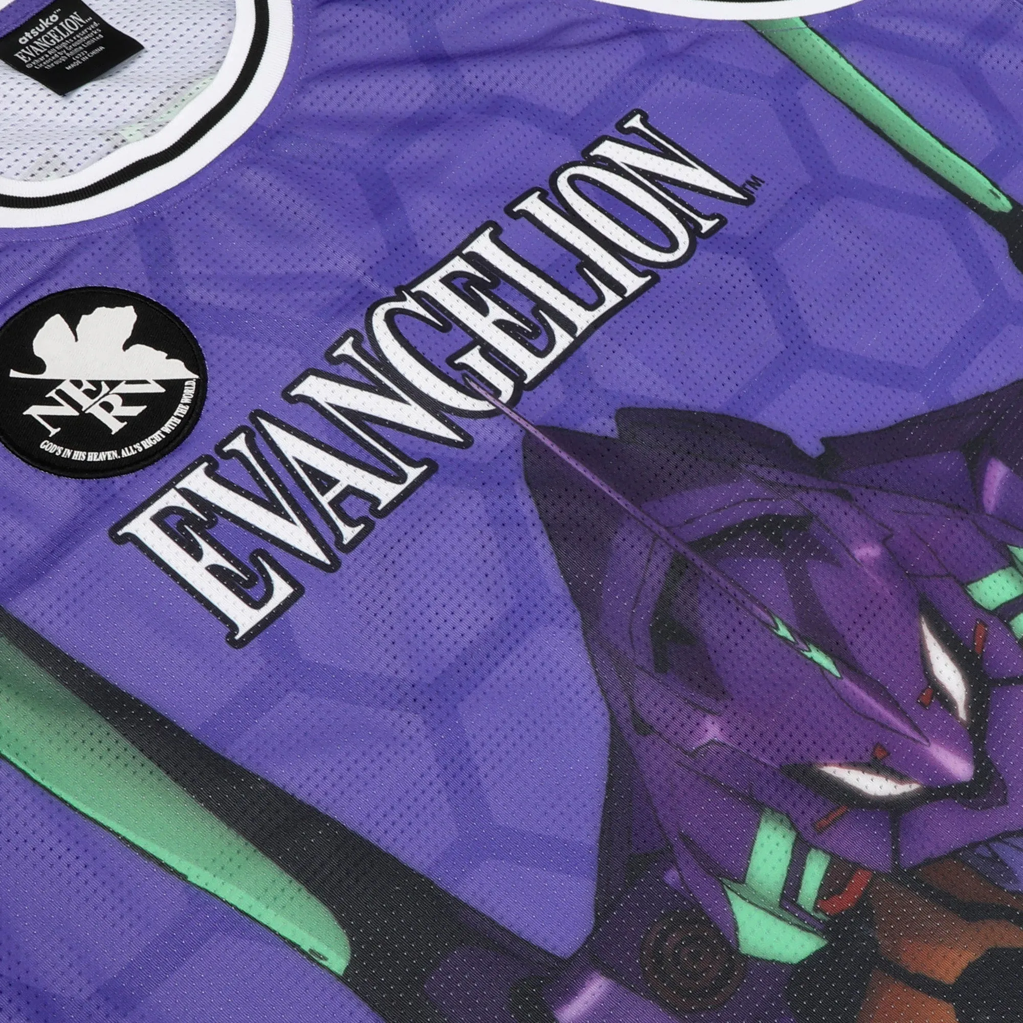 Eva Unit-01 Basketball Purple Jersey