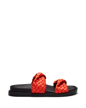 Evil Flat Sandal Tangerine