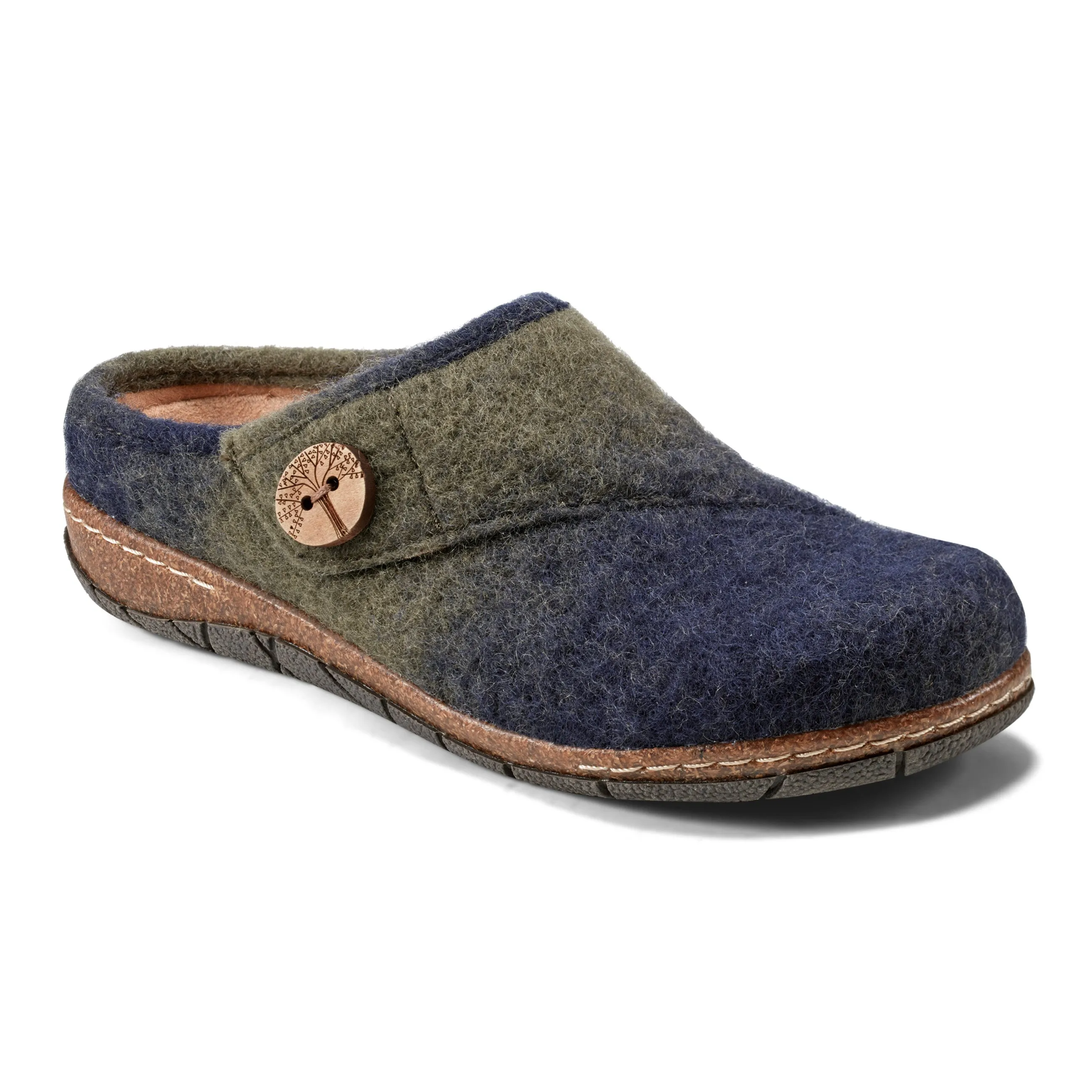 Ezra Round Toe Casual Slip-on Flat Clogs