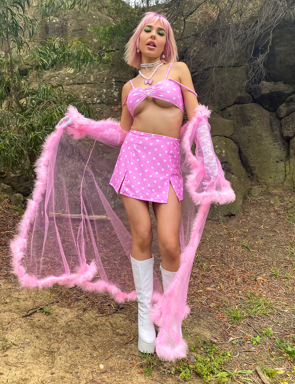 FAIRY FLOSS KIMONO - PINK