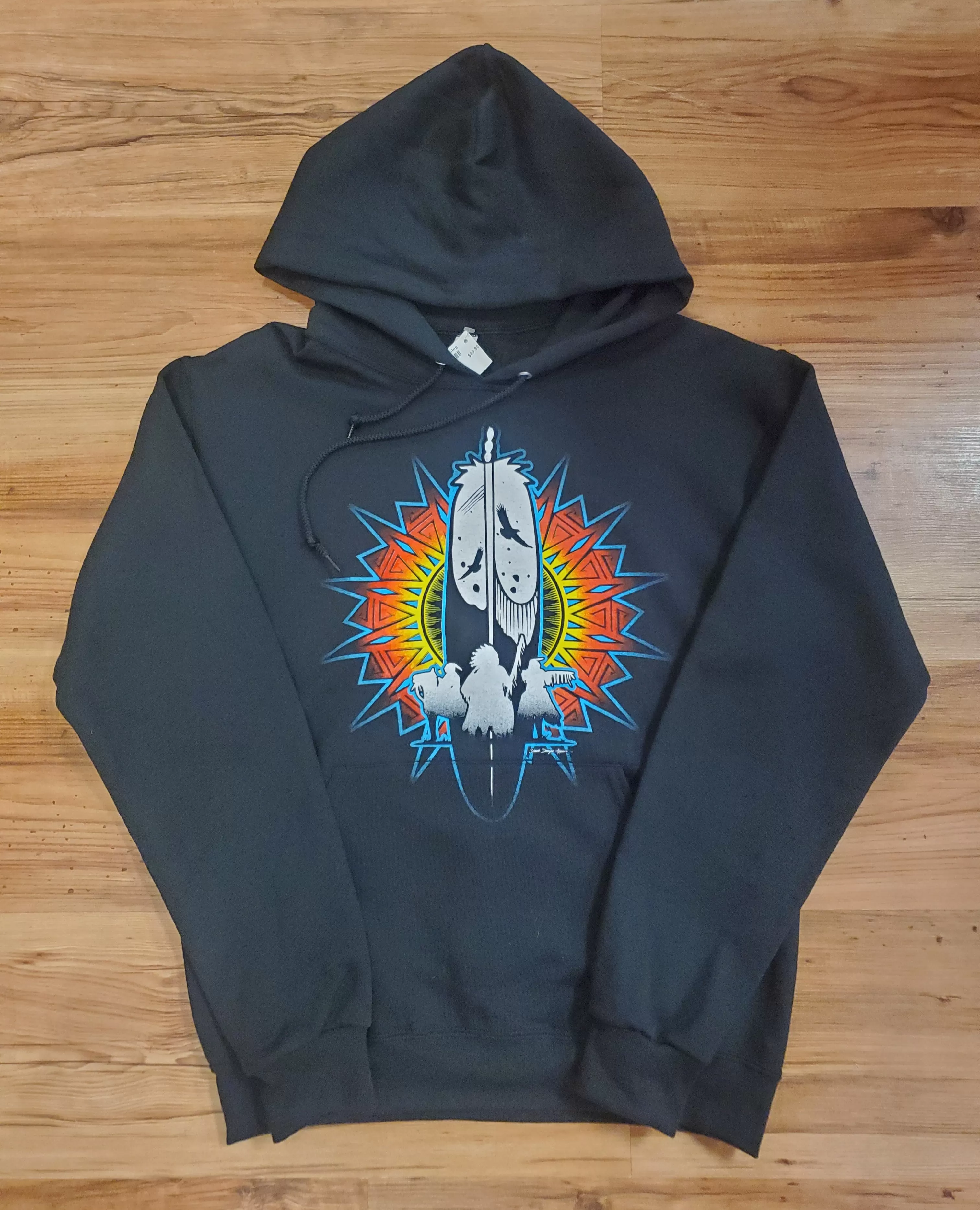 Feather Warrior Men's Sweatshirt by Dineh Designs