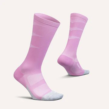 Feetures Graduated Compression Light Cushion Knee High Socks - Push Thru Pink