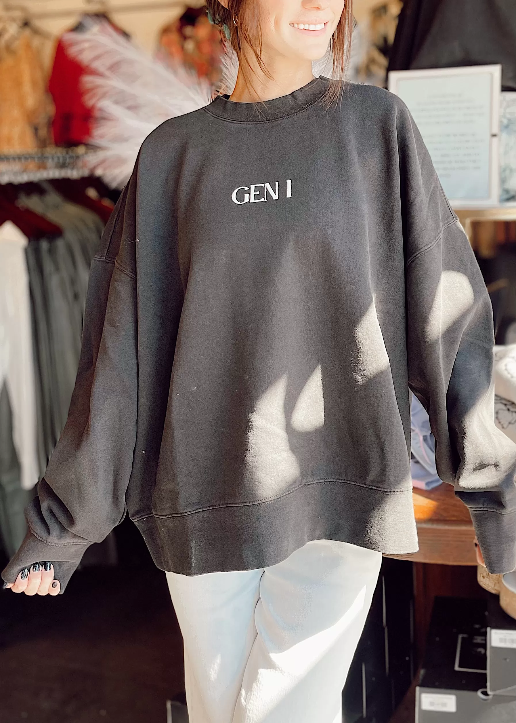 Imago Dei Gen 1 Crewneck | Black