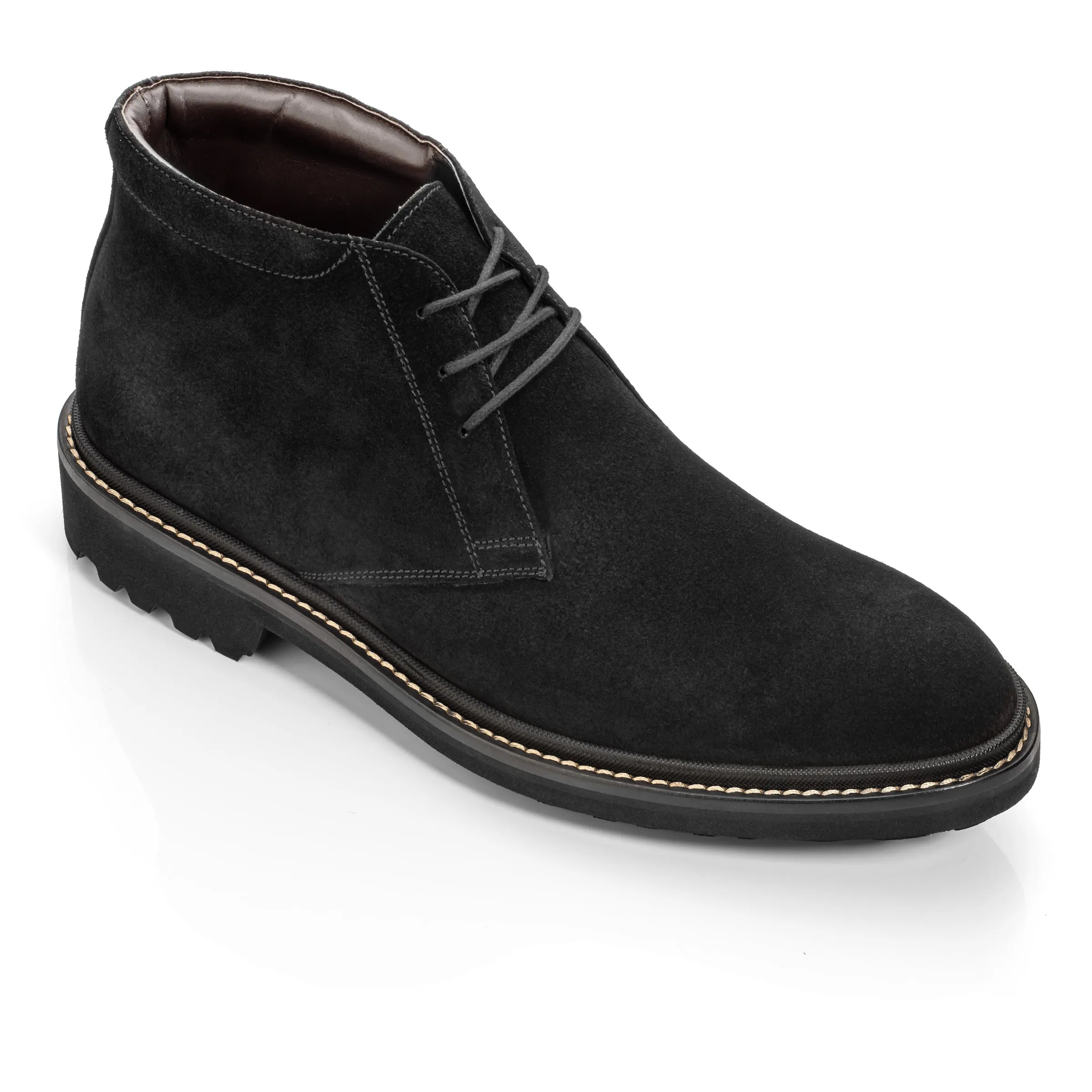 Javier Black Suede Desert Boot