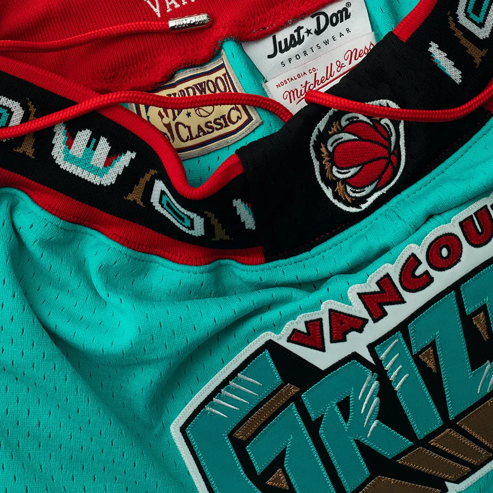 Just Don X Mitchell & Ness Vancouver Grizzlies Basketball Short - 7inch Inseam