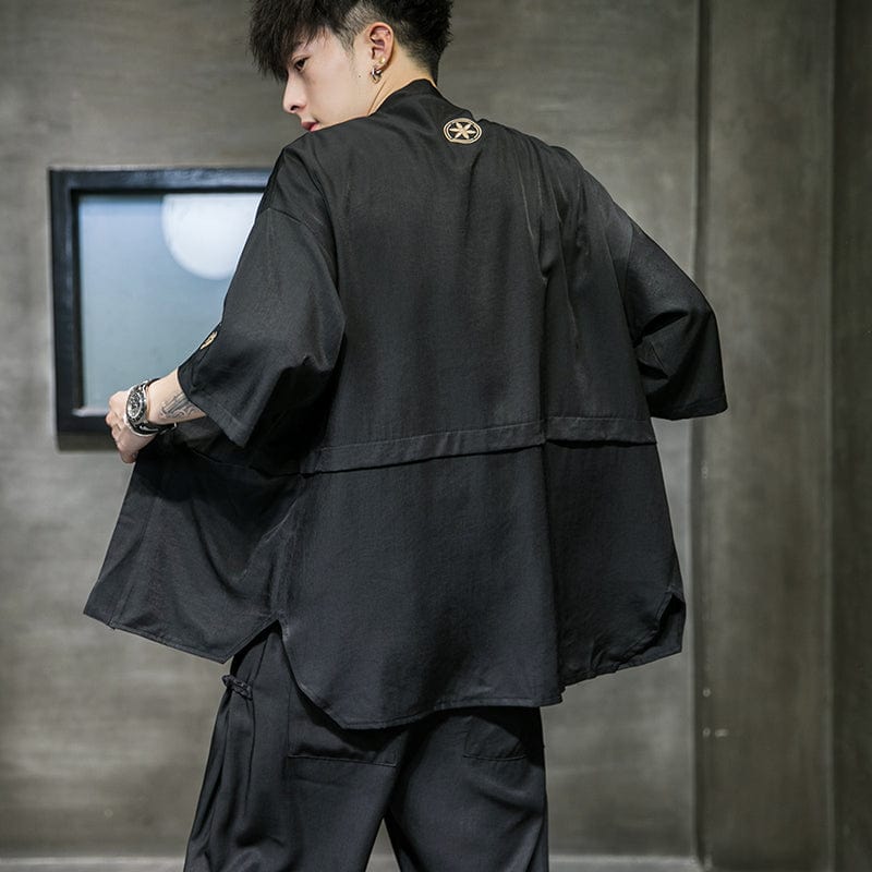 Kanji Silk Style Kimono