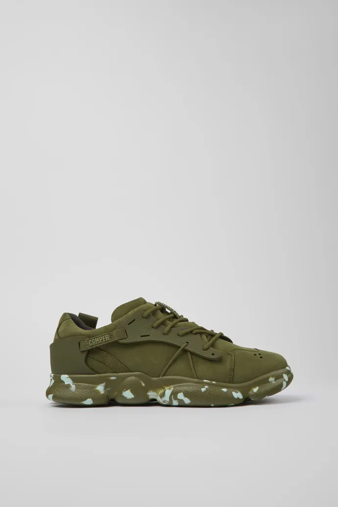 Karst Green Nubuck/Textile Sneaker for Men