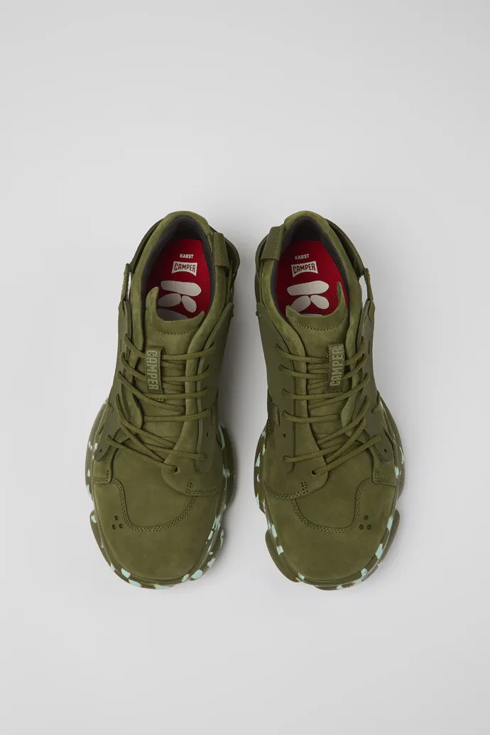 Karst Green Nubuck/Textile Sneaker for Men