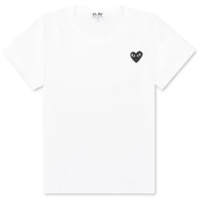 Kid's Black Emblem T-Shirt - White