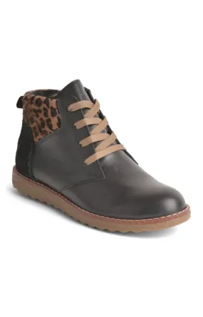 Ladies Animal Trim Desert Boot