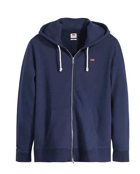 LEVI'S MEN'S NEW ORIGINAL ZIP-UP HOODIE - NAVAL ACADEMY