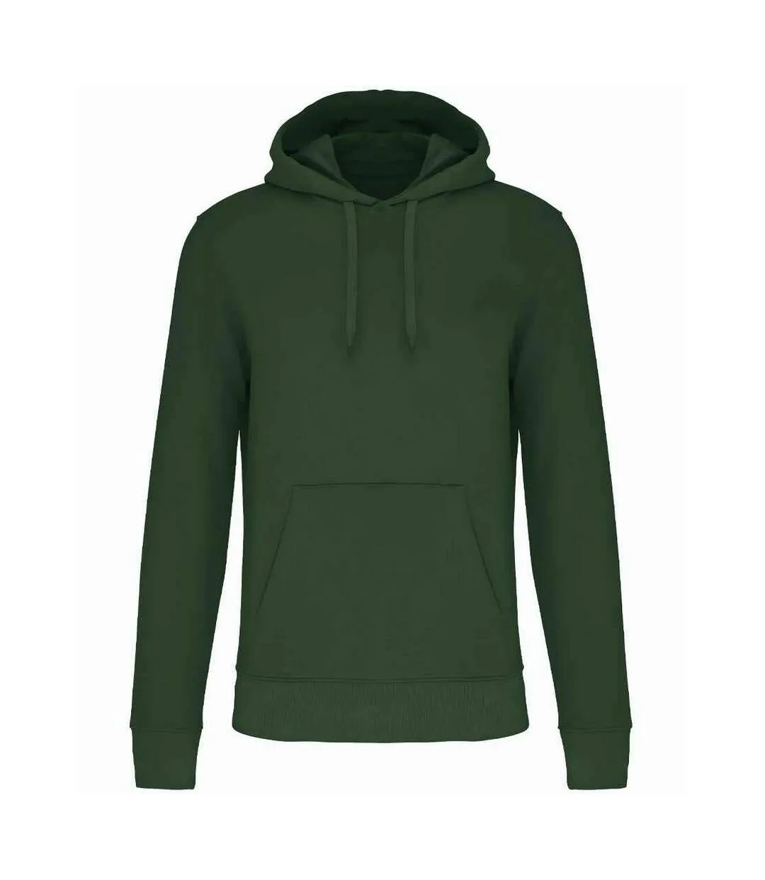 Mens eco friendly hoodie forest green Kariban