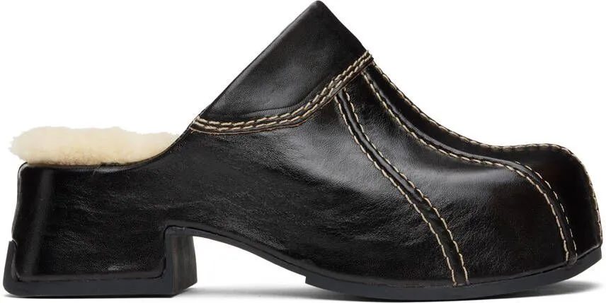 Miista Black Addie Clogs