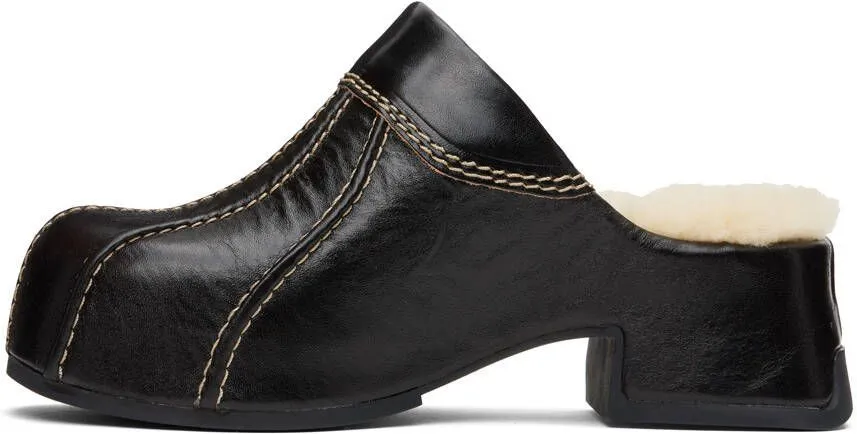 Miista Black Addie Clogs