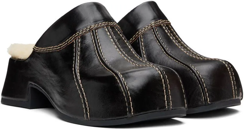 Miista Black Addie Clogs