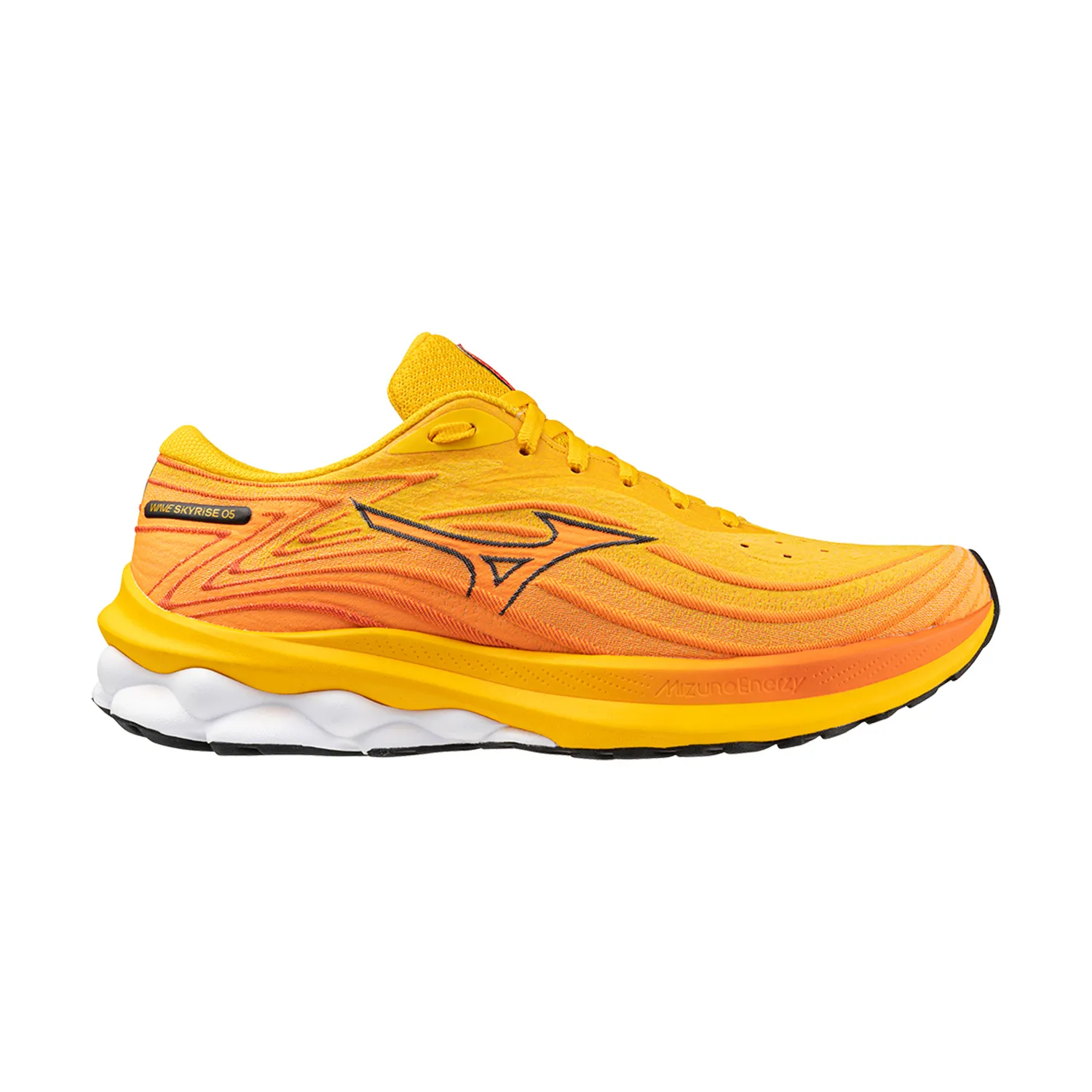 Mizuno Wave Skyrise 5  Citrus/Black/Cayenne